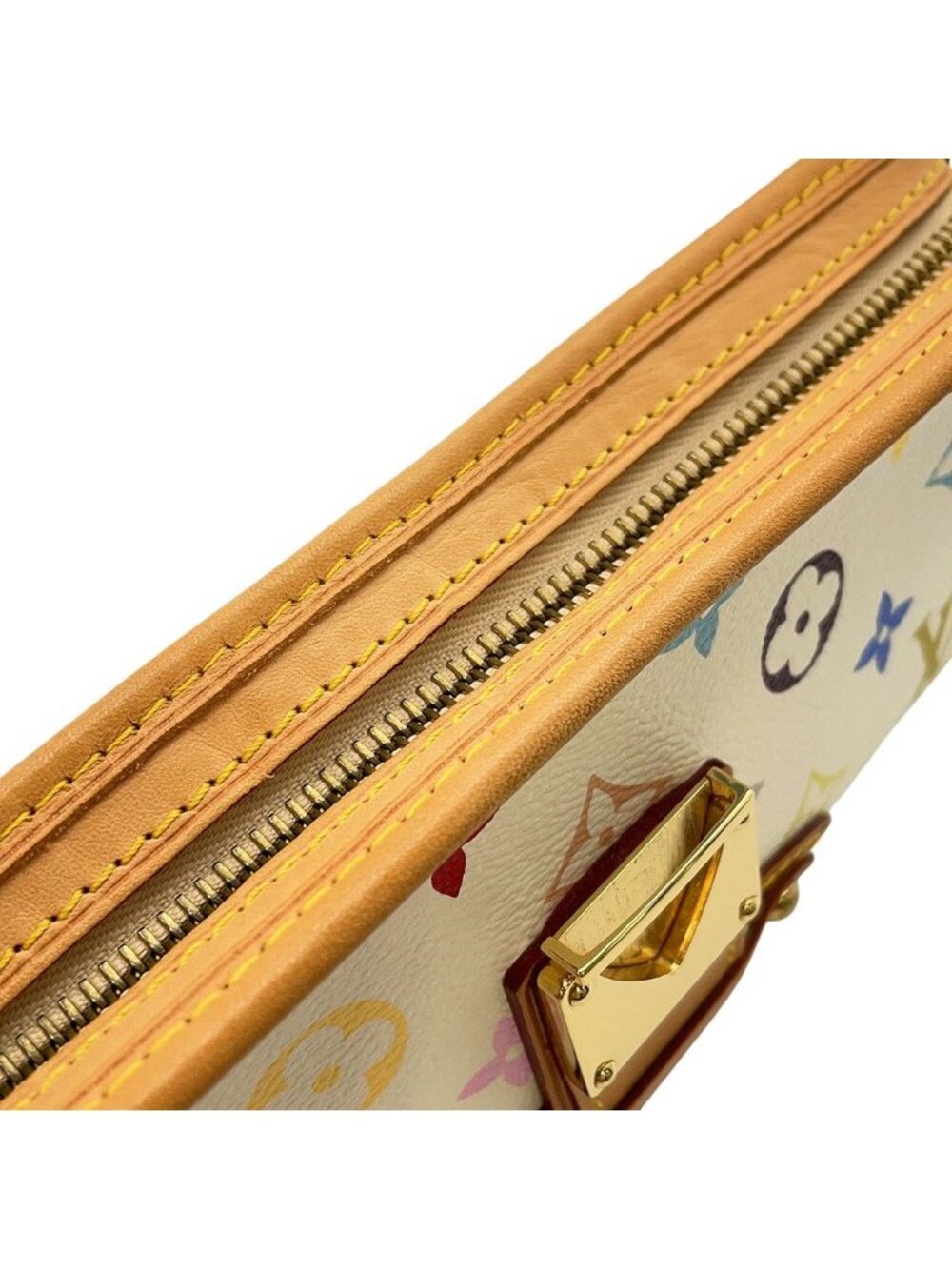 Louis Vuitton Shoulder Bag Monogram Multicolor Charlie 2-Way Clutch White - Picture 8 of 10
